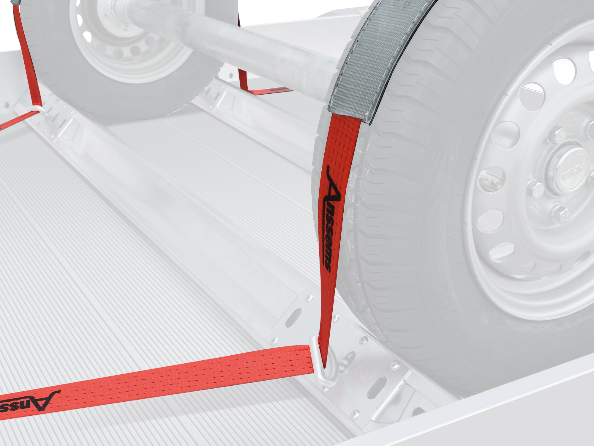 Anssems Spanngurtsatz Easyfix für Fahrzeugtransporter