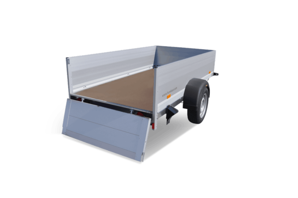 Humbaur PKW-Anhänger HA 102113-5 FS Alu 1000kg Ladefläche 2,05 x 1,31m mit 50cm Bordwand