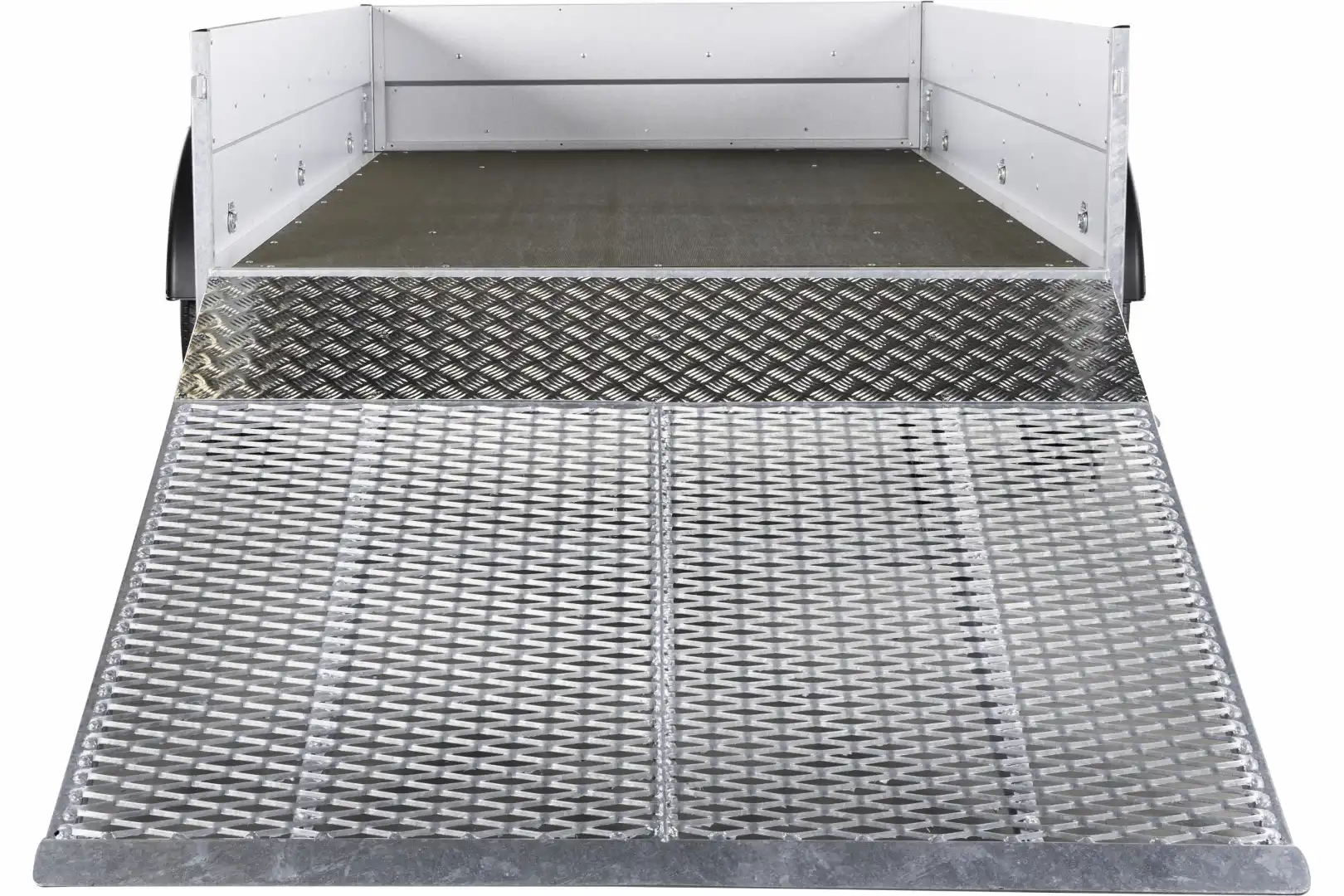 Variant PKW Anhänger Maschinentransporter 1304 F1 MR, 1350 kg, Ladefläche 2,57 x 1,45 m mit Heckrampe, Stahlbordwände