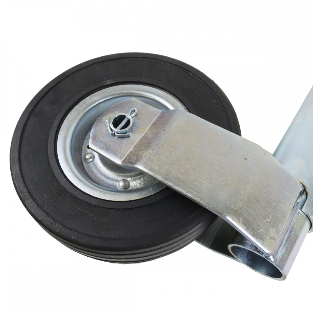 Anhängerersatzteil Stützrad Bugrad 60mm 300kg Stützlast Schwerlaststützrad für Anhängerersatzteil Trailer