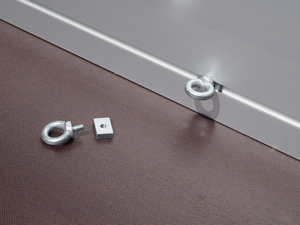 Anhängerersatzteil 10 Stück Lastösen M8 für Anssems Anhänger mit Nut in Bordwand Anhängerersatzteil 10 Stück Lastösen M8 für Anssems Anhänger mit Nut in Bordwand