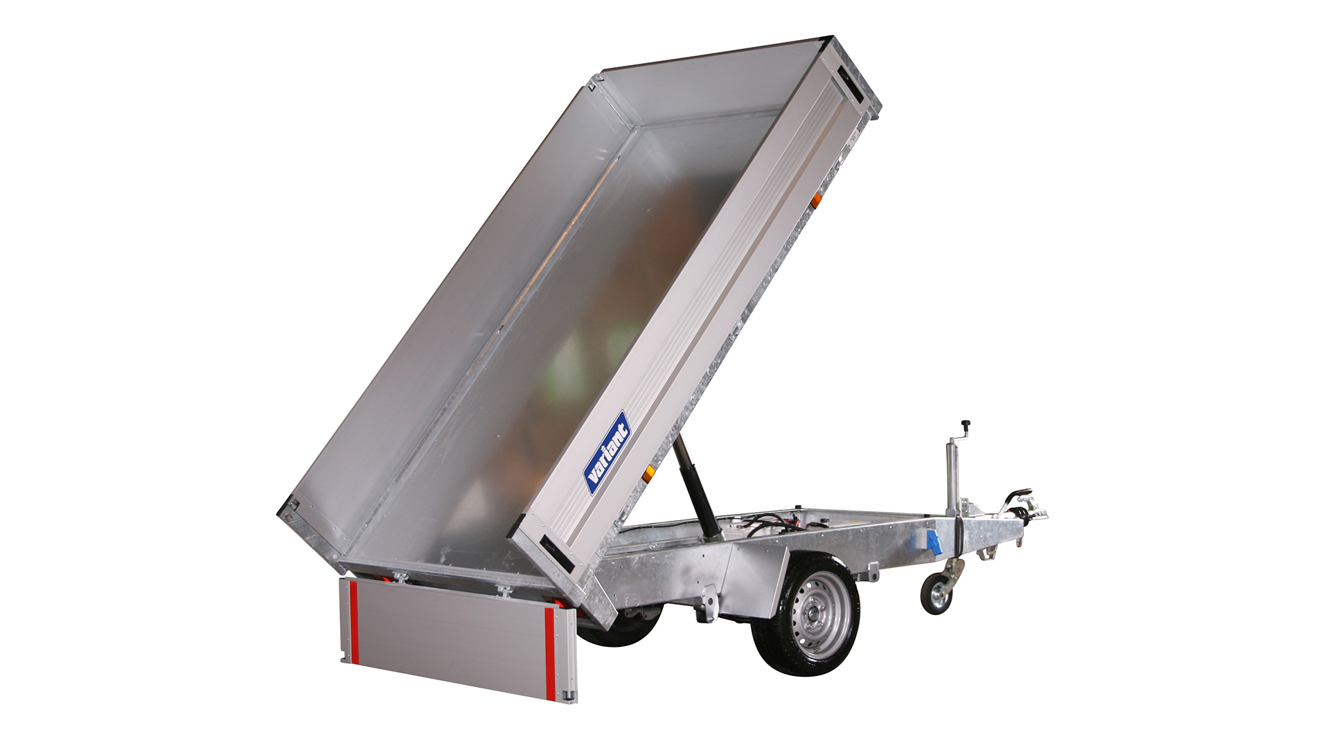 Variant PKW Anhänger Heckkipper 1350 kg, Ladefläche 2,54 x 1,45 m -  1315 T2 - elektrische Hydraulik Variant PKW Anhänger Heckkipper 1350 kg, Ladefläche 2,54 x 1,45 m -  1315 T2 - elektrische Hydraulik