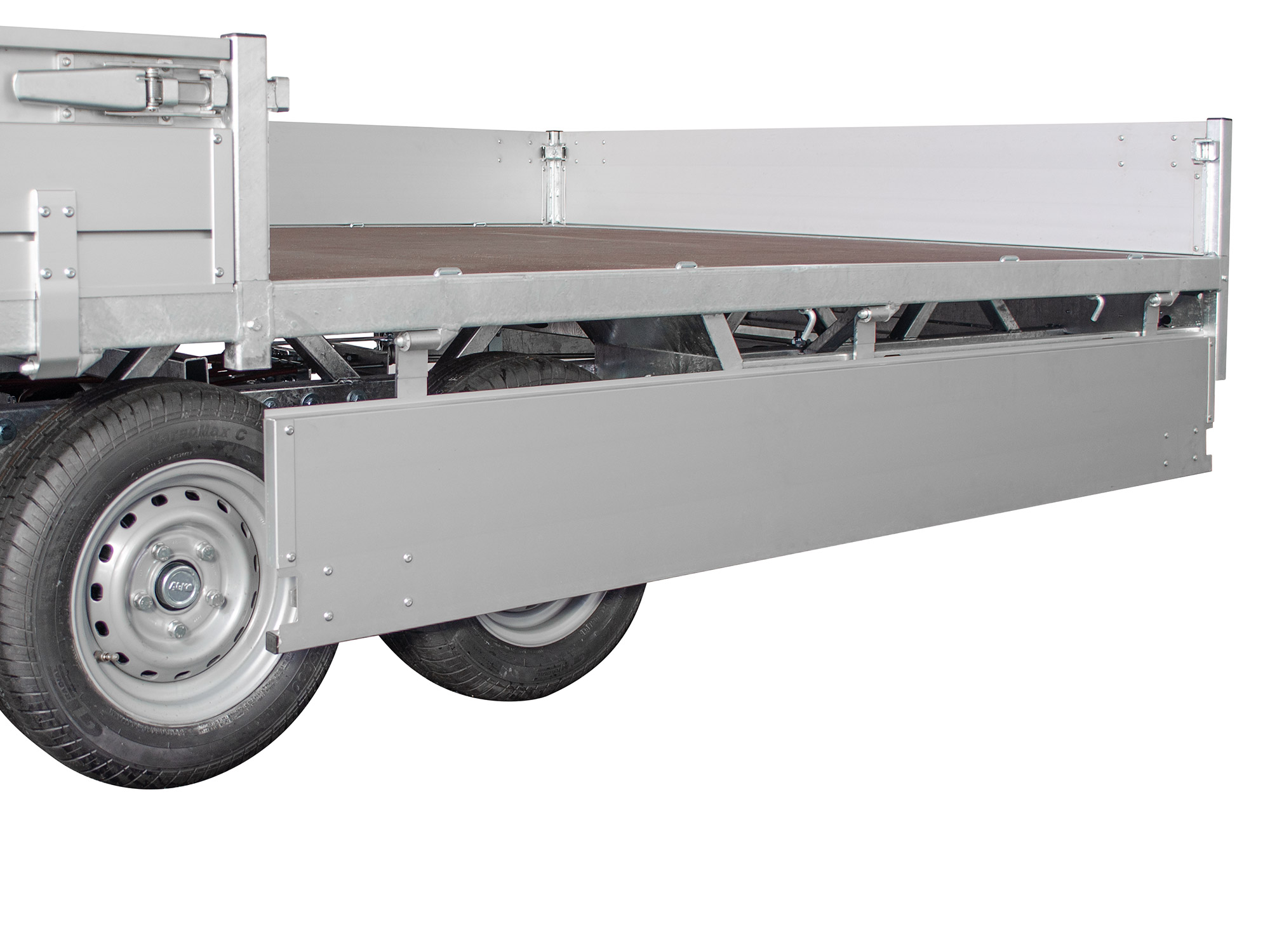 Hulco PKW Anhänger Hochlader Alu 3000 kg, Ladefläche 5,02 x2,23 m
