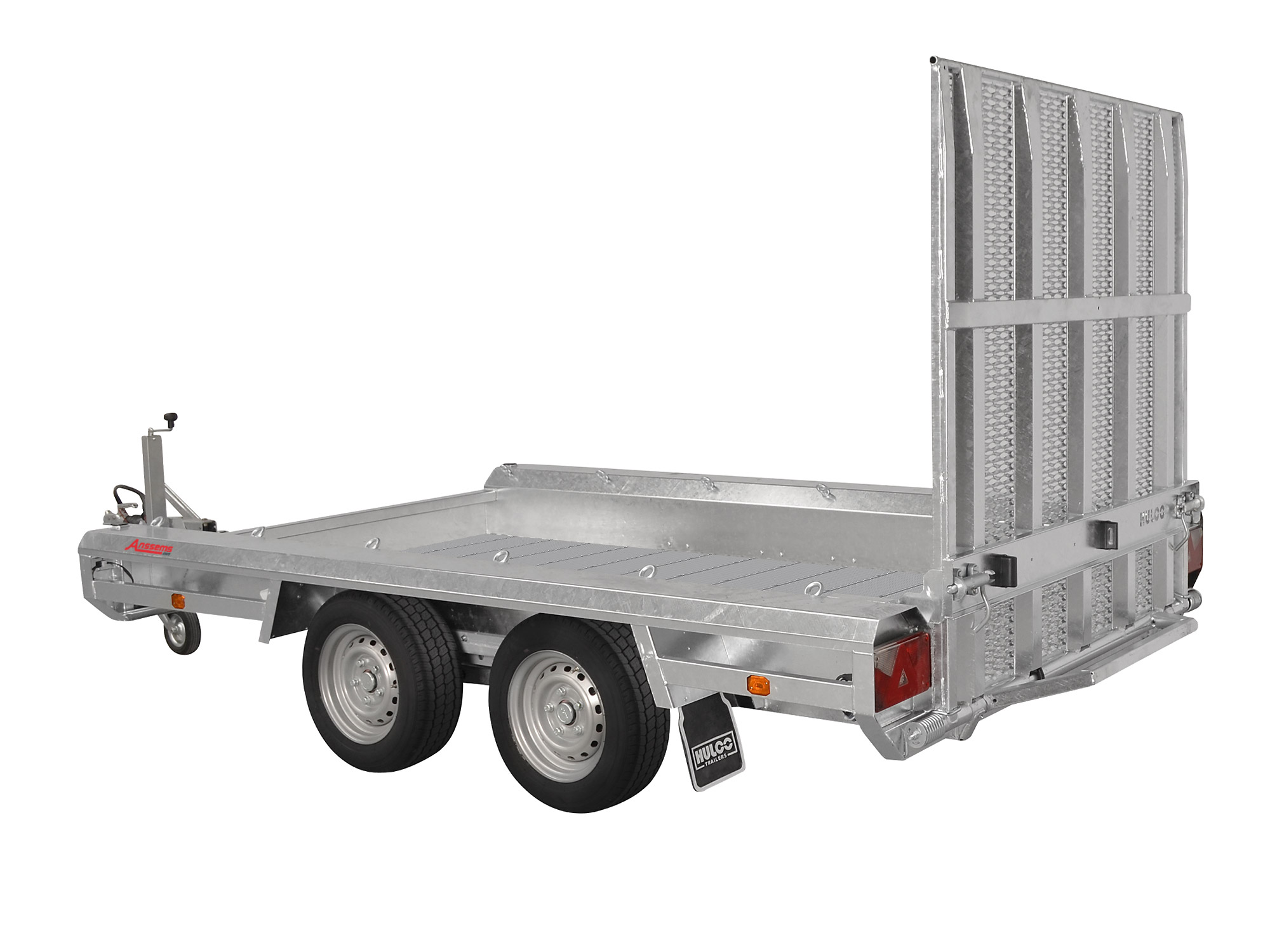 Hulco PKW Anhänger Maschinentransporter TERRAX 3500 kg, Ladefläche 2,94 x 1,50 m - Klappe 150 cm