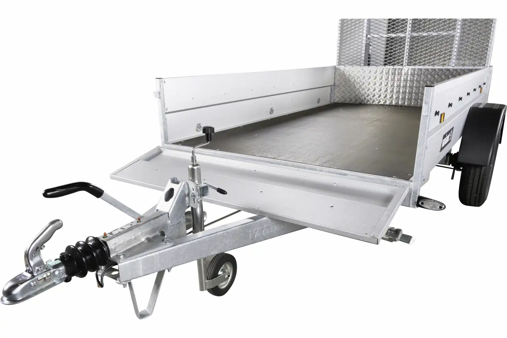 Variant PKW Anhänger Maschinentransporter 1304 F1 MR, 1350 kg, Ladefläche 2,57 x 1,45 m mit Heckrampe, Stahlbordwände