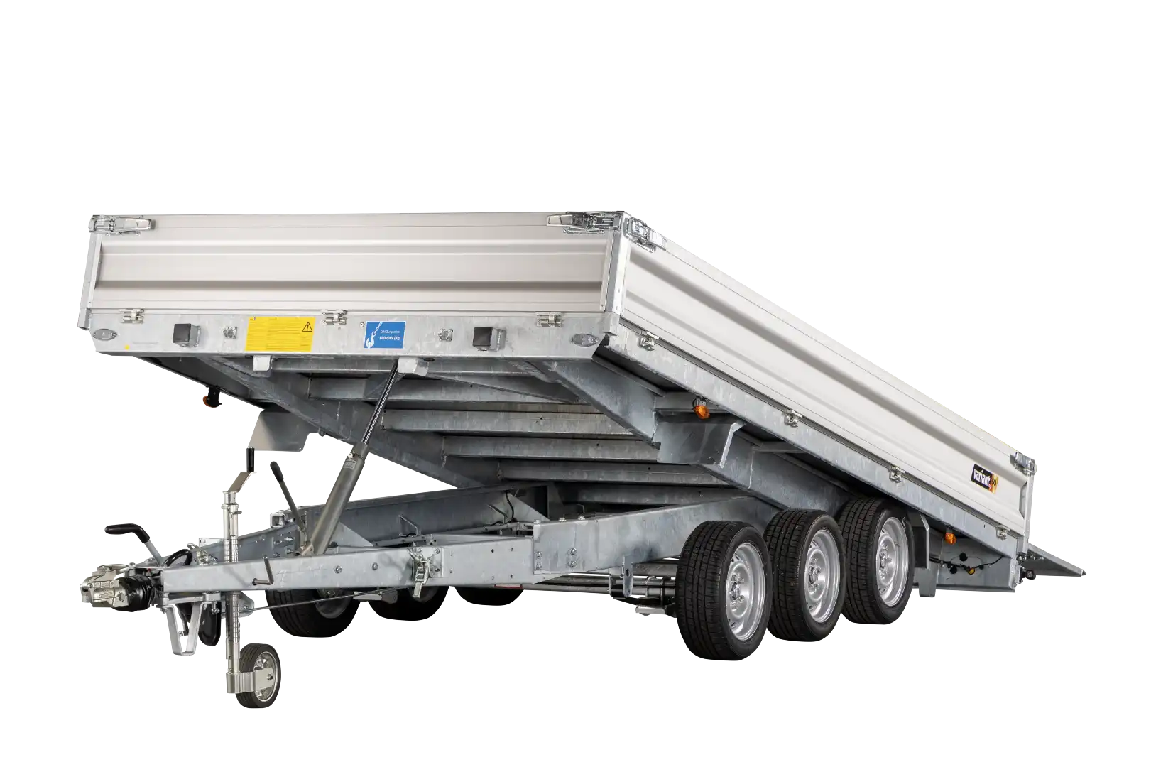 Variant PKW Anhänger Universaltransporter 3543 UX MAXI LOAD- kippbar, 3500 kg, Ladefläche 4,20 x 2,10 m, mit Bordwänden