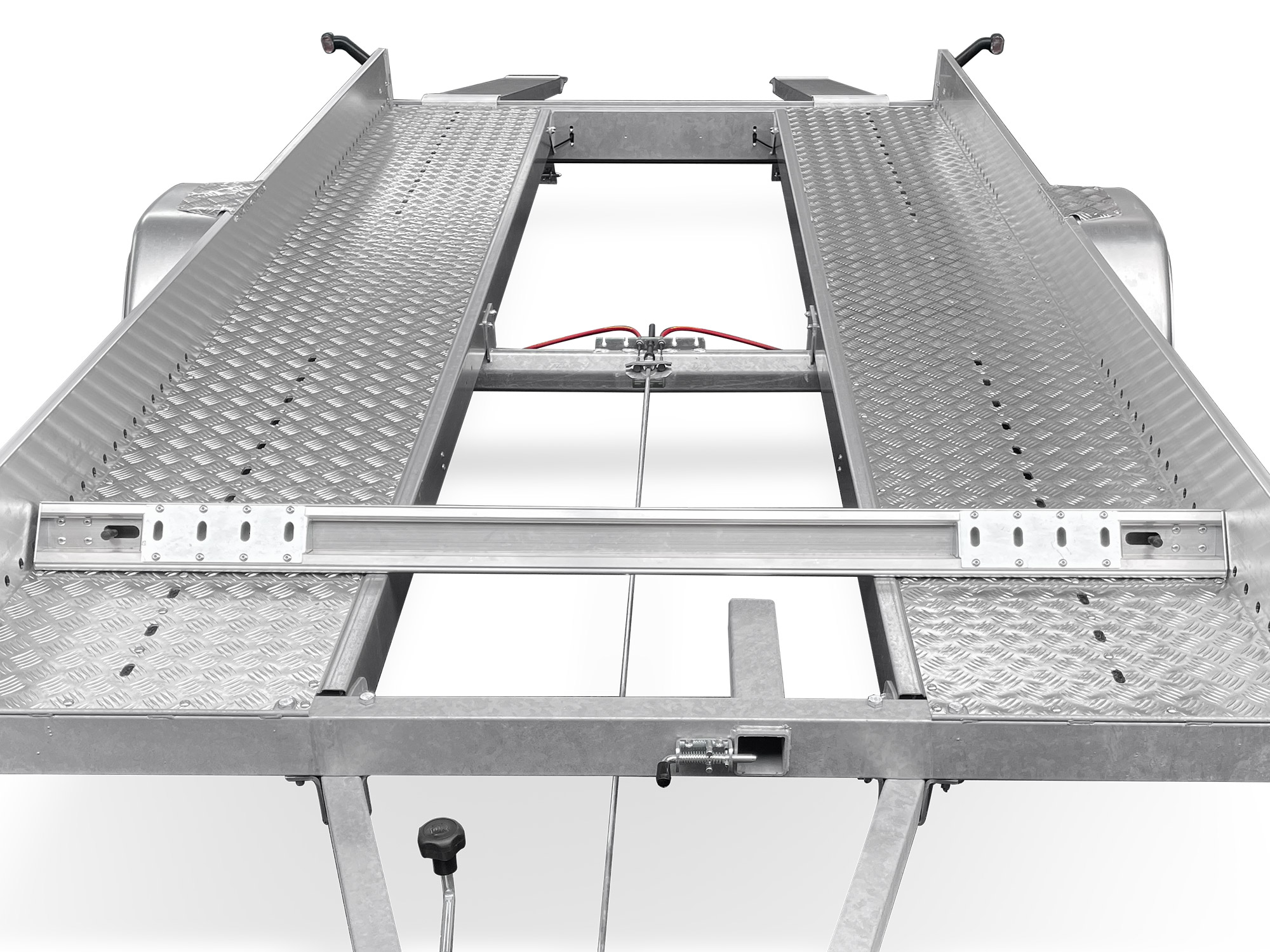 Radstopper mit Bindeauge 188 cm für Anssems AMT 188cm Ladebreite