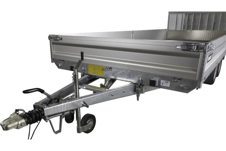 Variant PKW Anhänger Universaltransporter 3552 UX,3500 kg, Ladefläche 5,20 x 2,10 m, mit Bordwände, kippbar