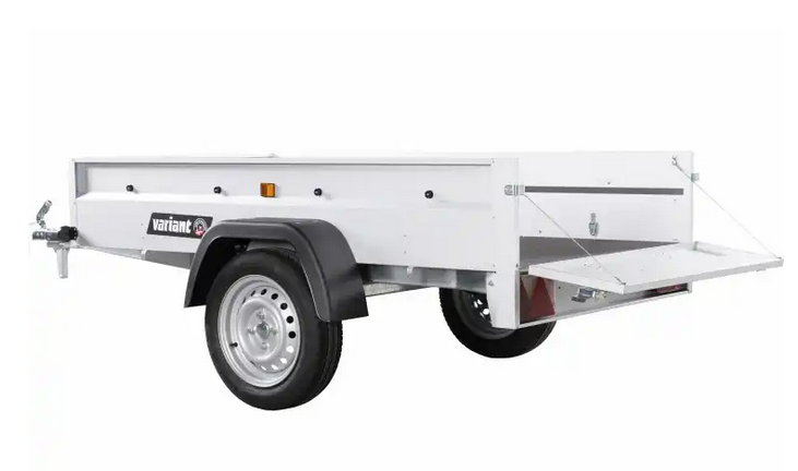 Variant 511 S1, 500kg ungebremst Ladefläche 1,95 x 1,05m,  Tieflader
