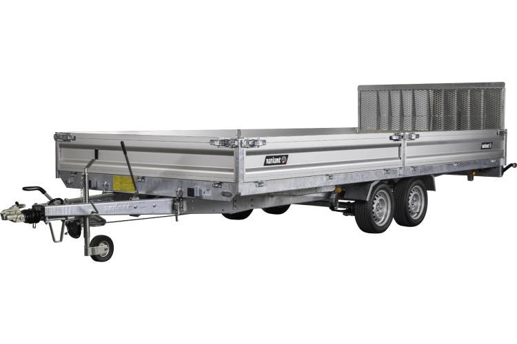 Variant PKW Anhänger Universaltransporter 3552 UX,3500 kg, Ladefläche 5,20 x 2,10 m, mit Bordwände, kippbar