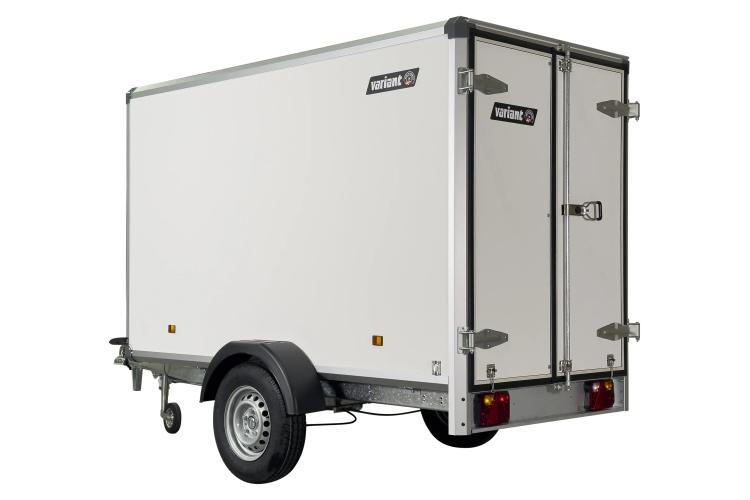 Variant PKW Anhänger Kofferanhänger 1313 C2 mit Flügeltüren, 1350 kg, Ladefläche 2,58 x 1,42 m, Innenhöhe 1,57 m