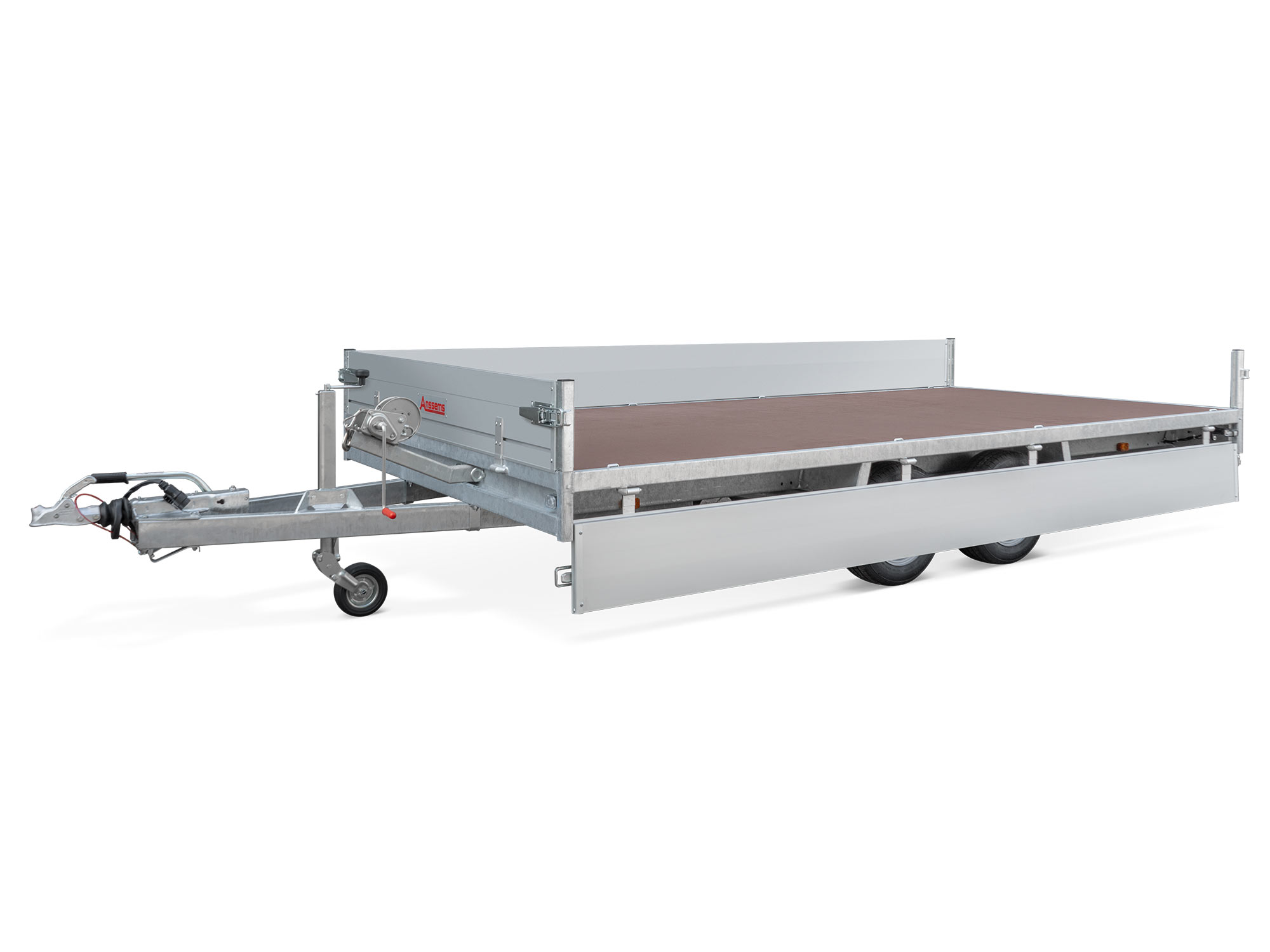 Anssems Hochlader Fahrzeugtransporter Alu ASX 2500 kg, Ladefläche 4,05 x 1,78 m