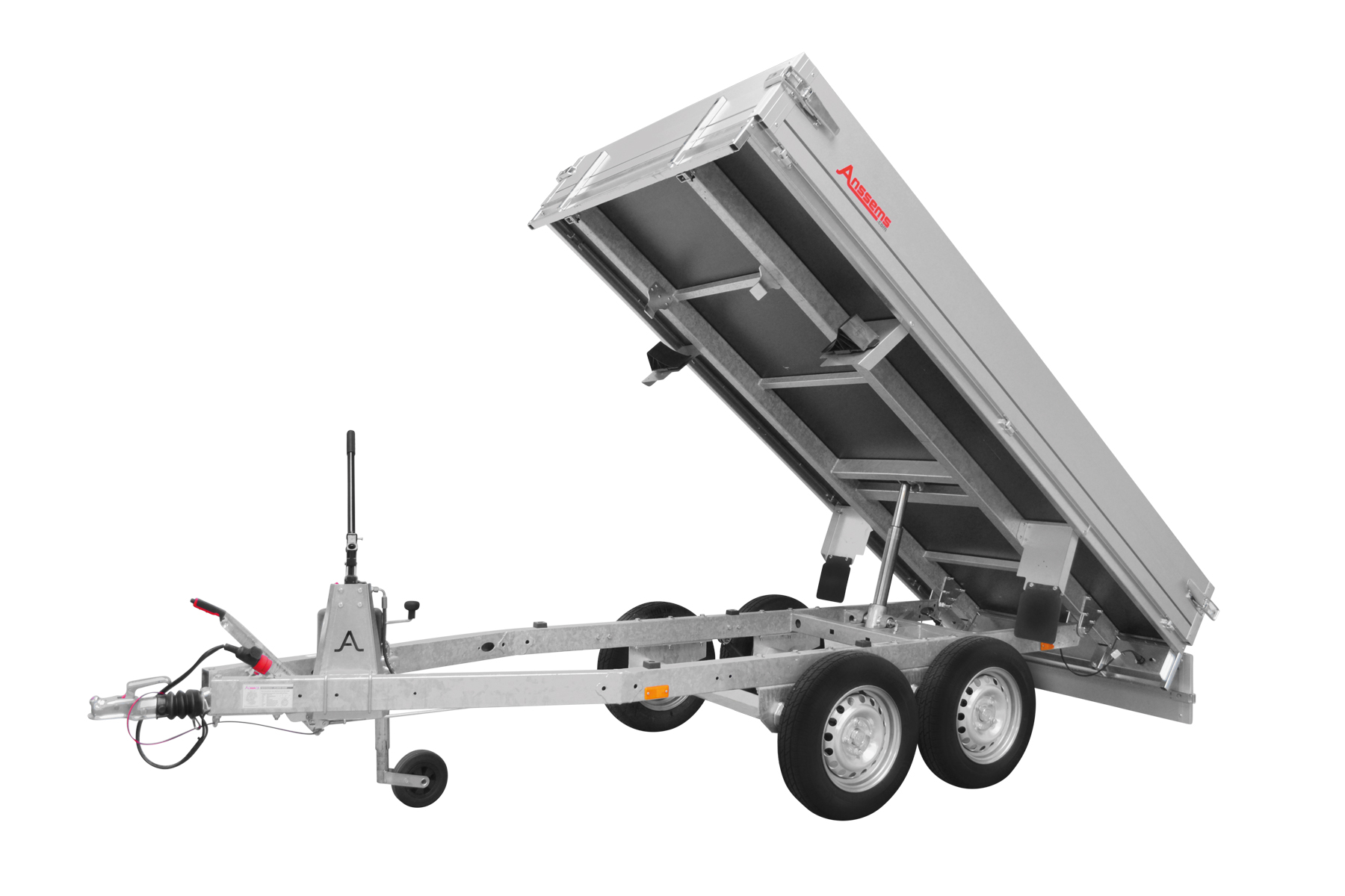 Anssems PKW Anhänger Heckkipper KLTT 1350 kg, Ladefläche 3,05 x 1,50 m - Handhydraulik Anssems PKW Anhänger Heckkipper KLTT 1350 kg, Ladefläche 3,05 x 1,50 m - Handhydraulik