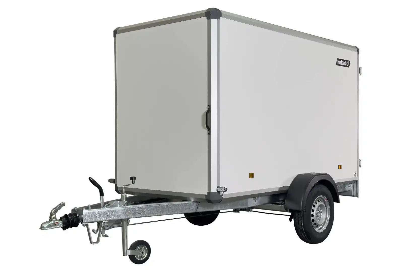 Variant PKW Anhänger Kofferanhänger B713 C2 mit Flügeltüre. 750kg gebremst, Ladefläche 2,58 x 1,28 m, Innenhöhe 1,57m