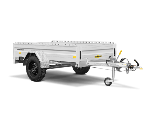 Humbaur PKW-Anhänger Tieflader HA 132513 KV Offroad, 1300kgLadefläche 2,51 x 1,31m mit Klappe vorne