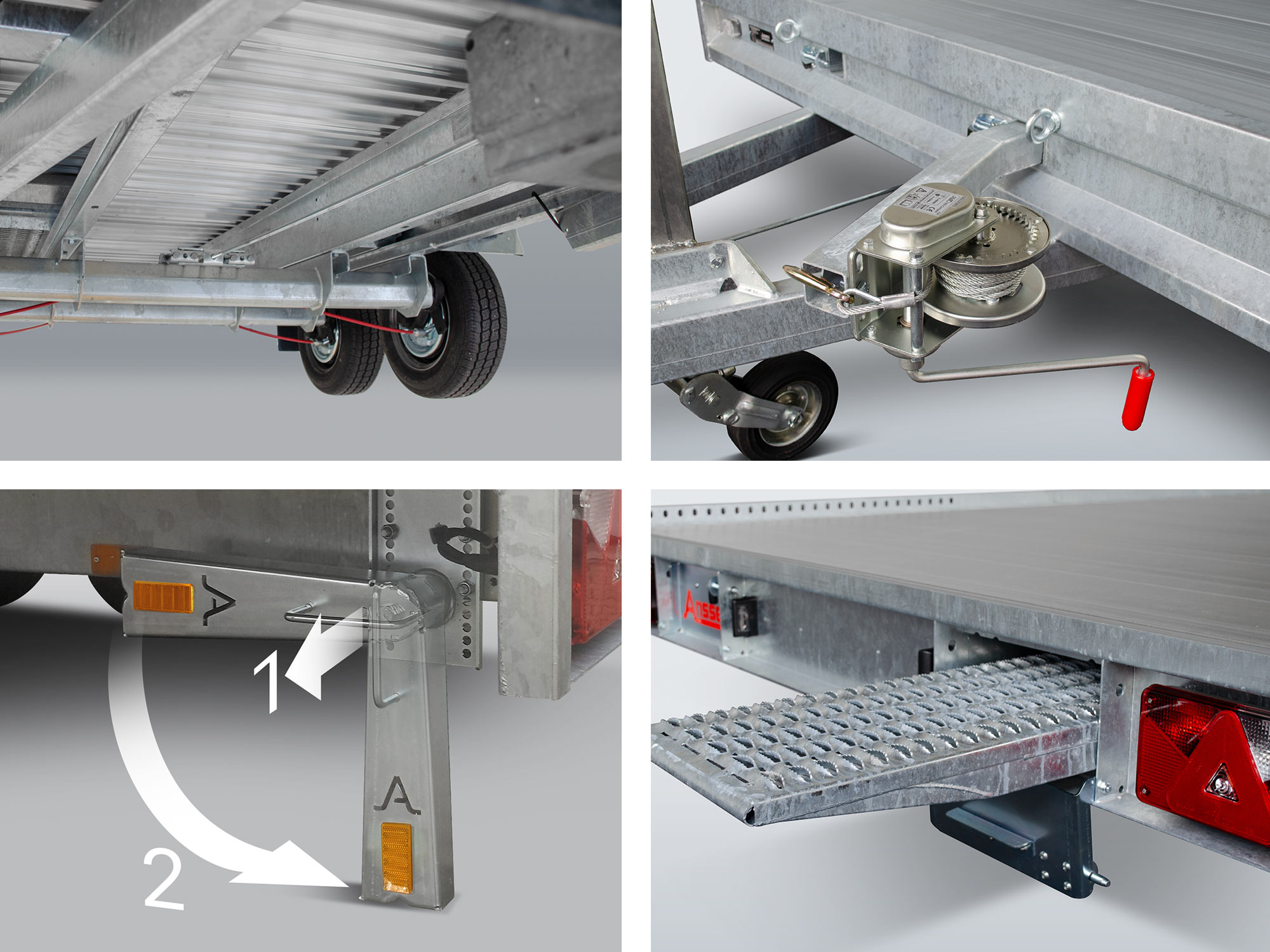 Anssems PKW Anhänger Multitransporter MSX 2700 kg, Ladefläche 4,05 x 2,00 m