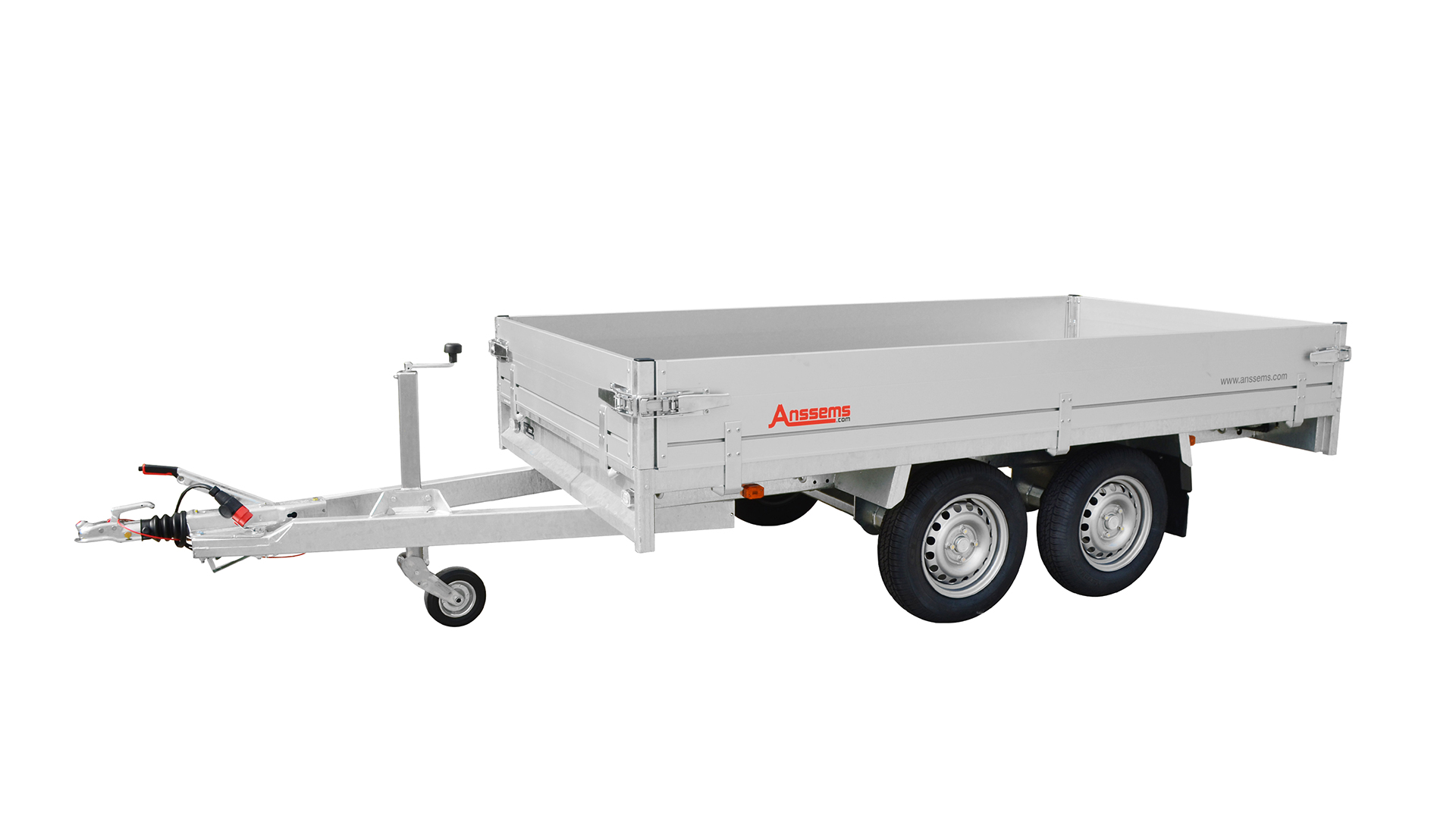 Anssems PKW Anhänger Hochlader Alu 2500 kg, Ladefläche 3,05x 1,53 m