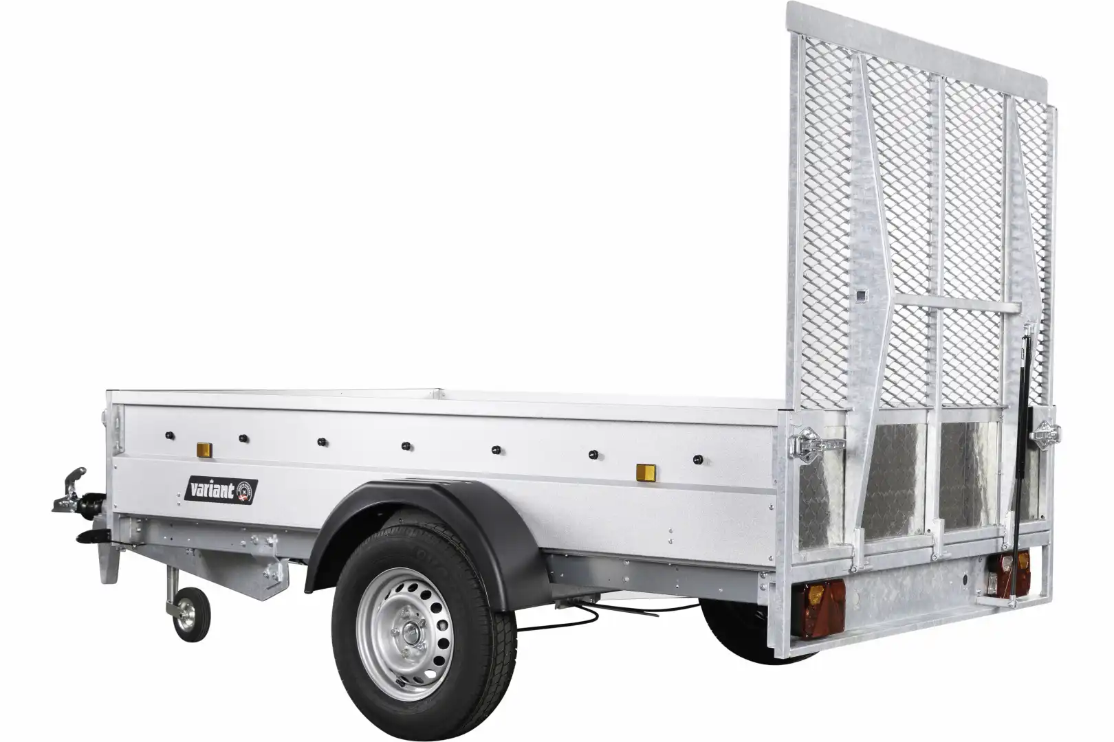 Variant PKW Anhänger Maschinentransporter 1304 F1 MR, 1350 kg, Ladefläche 2,57 x 1,45 m mit Heckrampe, Stahlbordwände