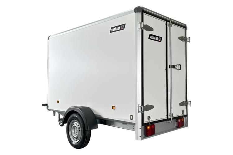 Variant PKW Anhänger Kofferanhänger 713 C2 mit Flügeltüre,750 kg (ungebremst), Ladefläche 2,58 x 1,28 m, Innenhöhe 1,57