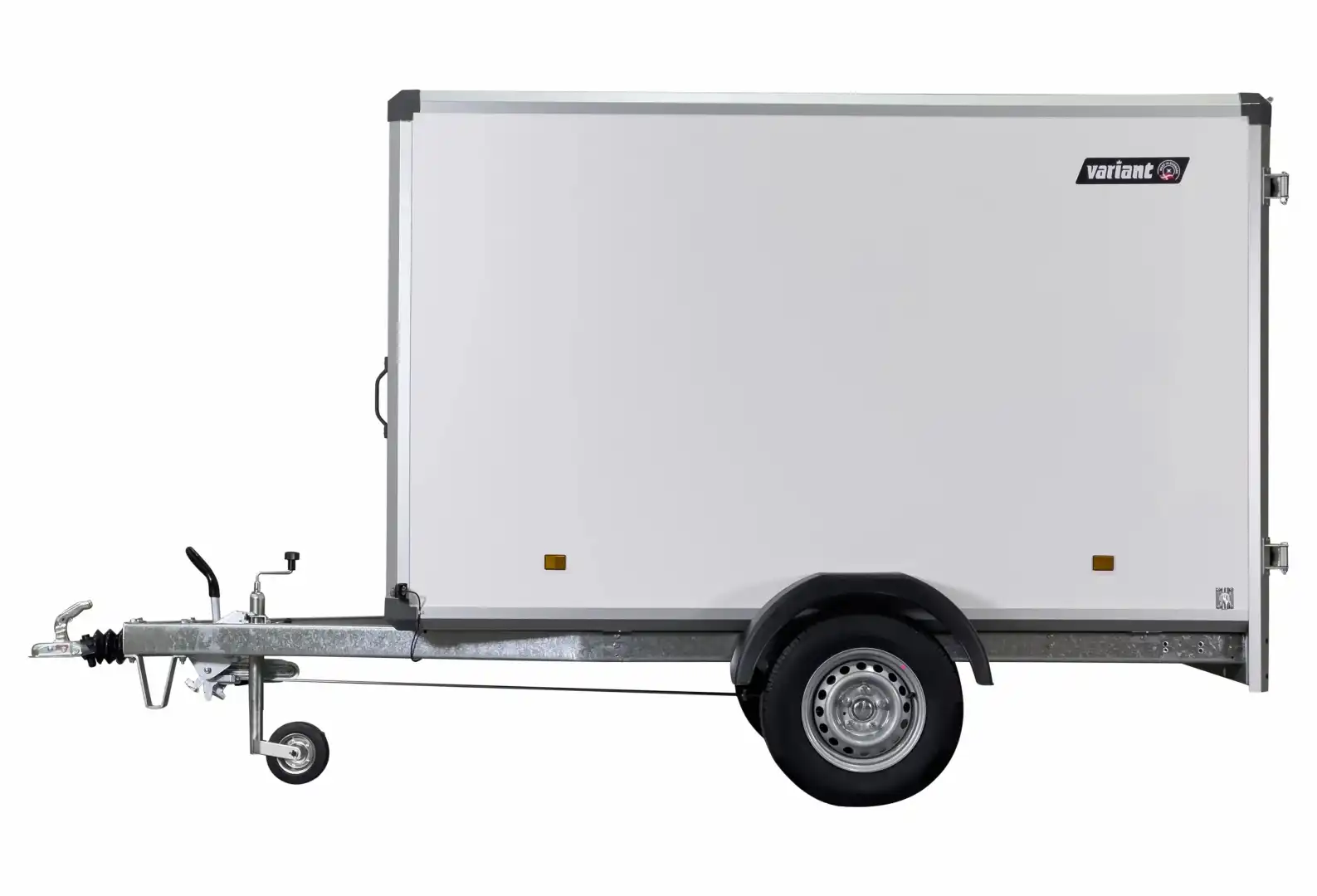 Variant PKW Anhänger Kofferanhänger B713 C2 mit Flügeltüre. 750kg gebremst, Ladefläche 2,58 x 1,28 m, Innenhöhe 1,57m