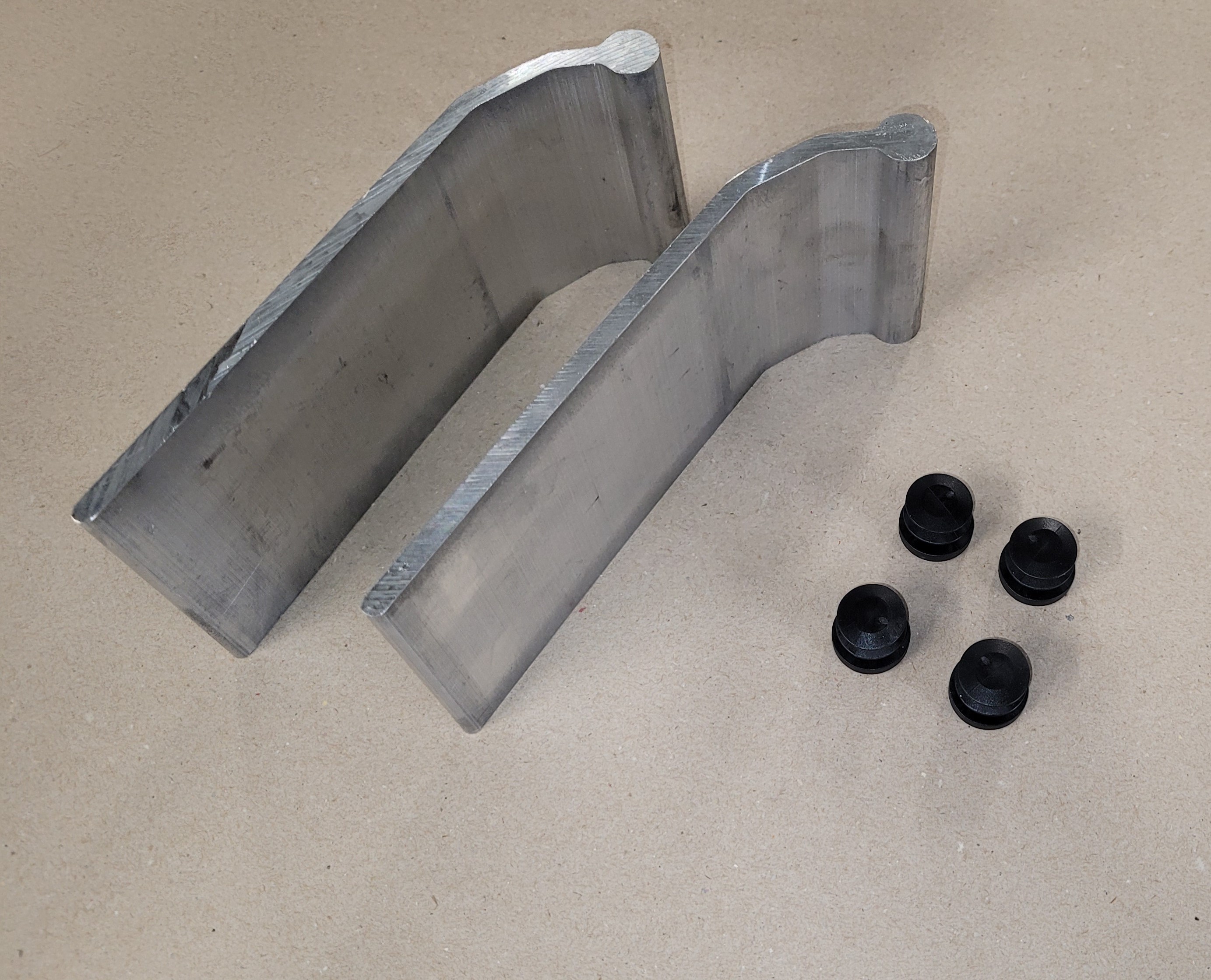 Anhängerersatzteil Abrutschsicherung Alu für massive Alurampen Trailo