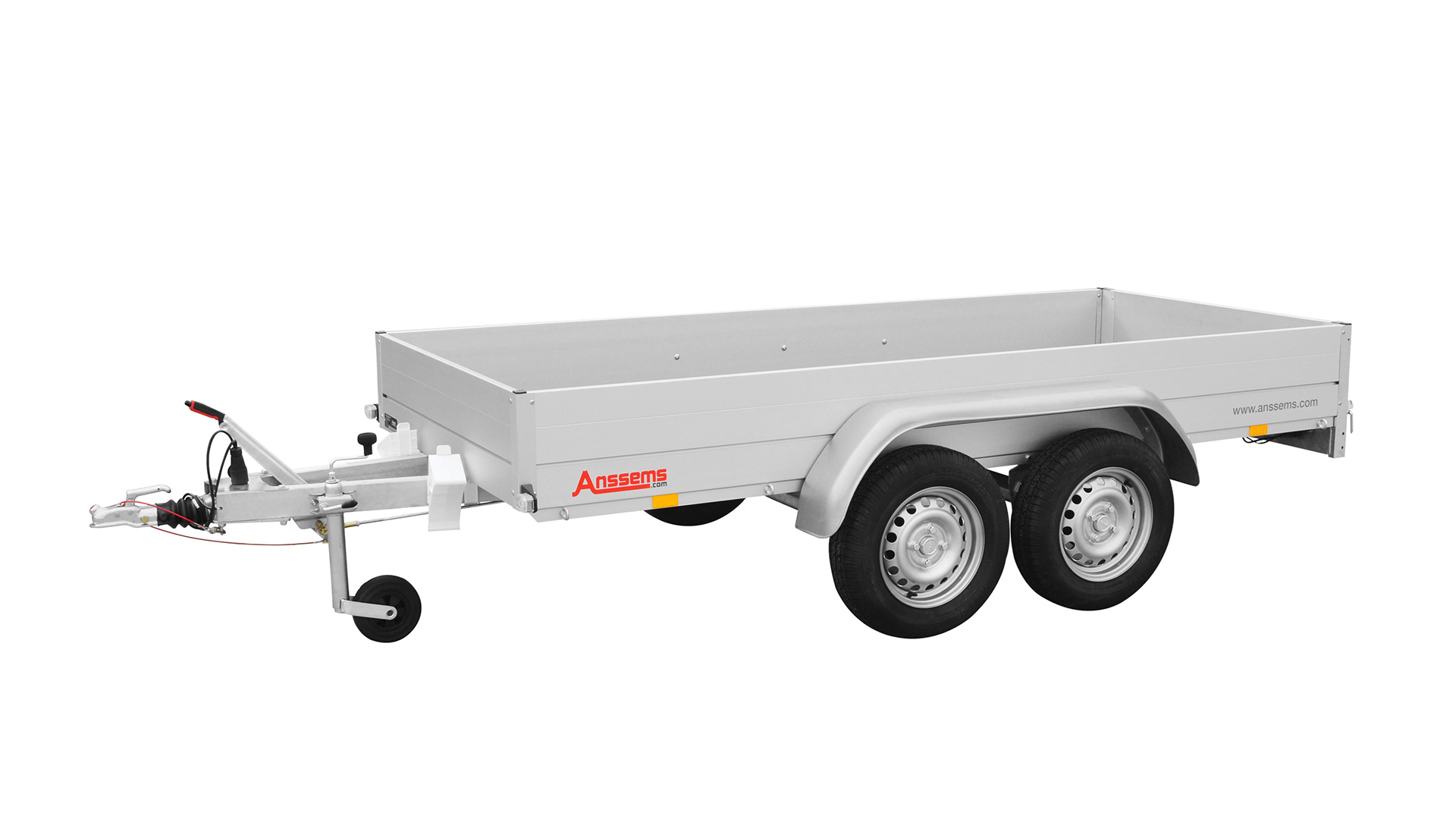 Anssems PKW Anhänger Tieflader Alu 2000 kg, Ladefläche 3,01x 1,26 m