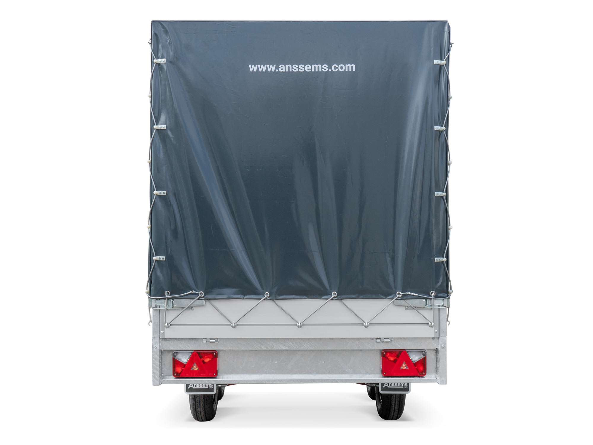 Anssems PKW Anhänger Hochlader Alu PLT-2 PRO 1350kg, Ladefläche 3.05 x 1,50 m mit Aktionsplane 1.65m
