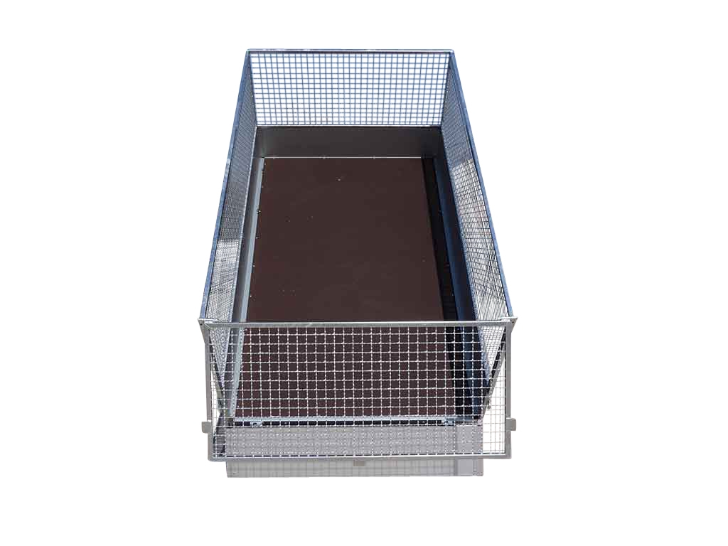 Anssems PKW Anhänger Heckkipper 1350 kg, Ladefläche 2,51 x 1,50 m - Handhydraulik - mit Gitteraufsatz Anssems PKW Anhänger Heckkipper 1350 kg, Ladefläche 2,51 x 1,50 m - Handhydraulik - mit Gitteraufsatz