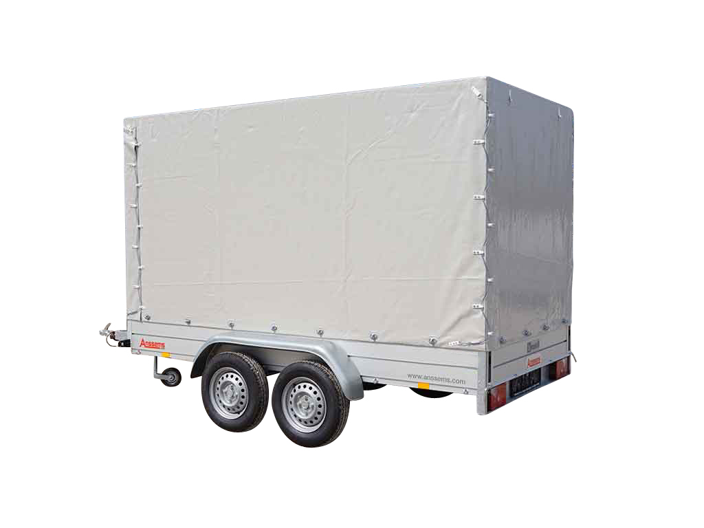 Anssems PKW Anhänger Tieflader Alu 750 kg, Ladefläche 2,51 x1,26 m